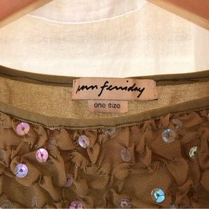 VTG 90s ANN FERRIDAY SEQUIN TANK